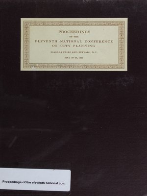 cover image of Proceedings of the Eleventh National Conference on City Planning